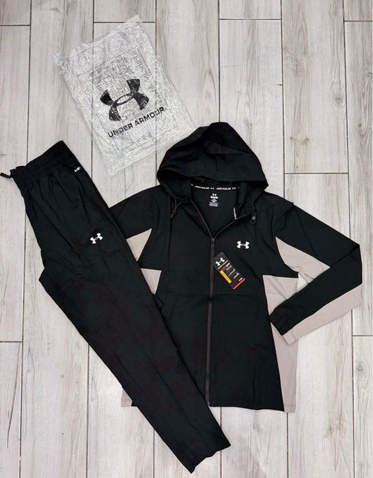 Under tracksuit